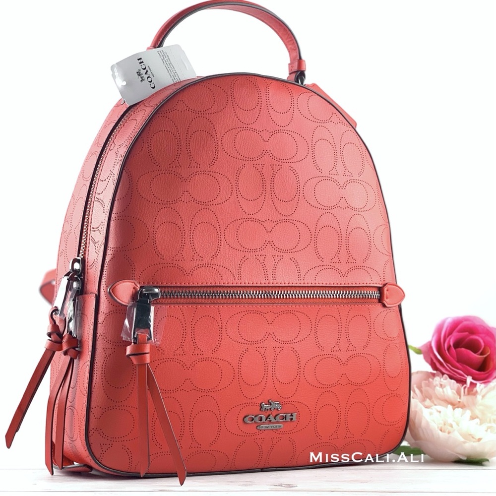 NWT COACH Jordyn Backpack Signature Leather Bag - Picture 3 of 16